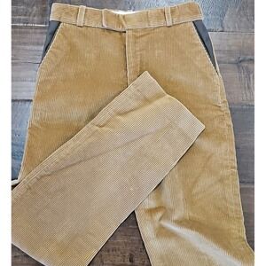 RARE Vintage Orvis Corduroy Beige Trousers W32×34 Made In England  Lined Pockets